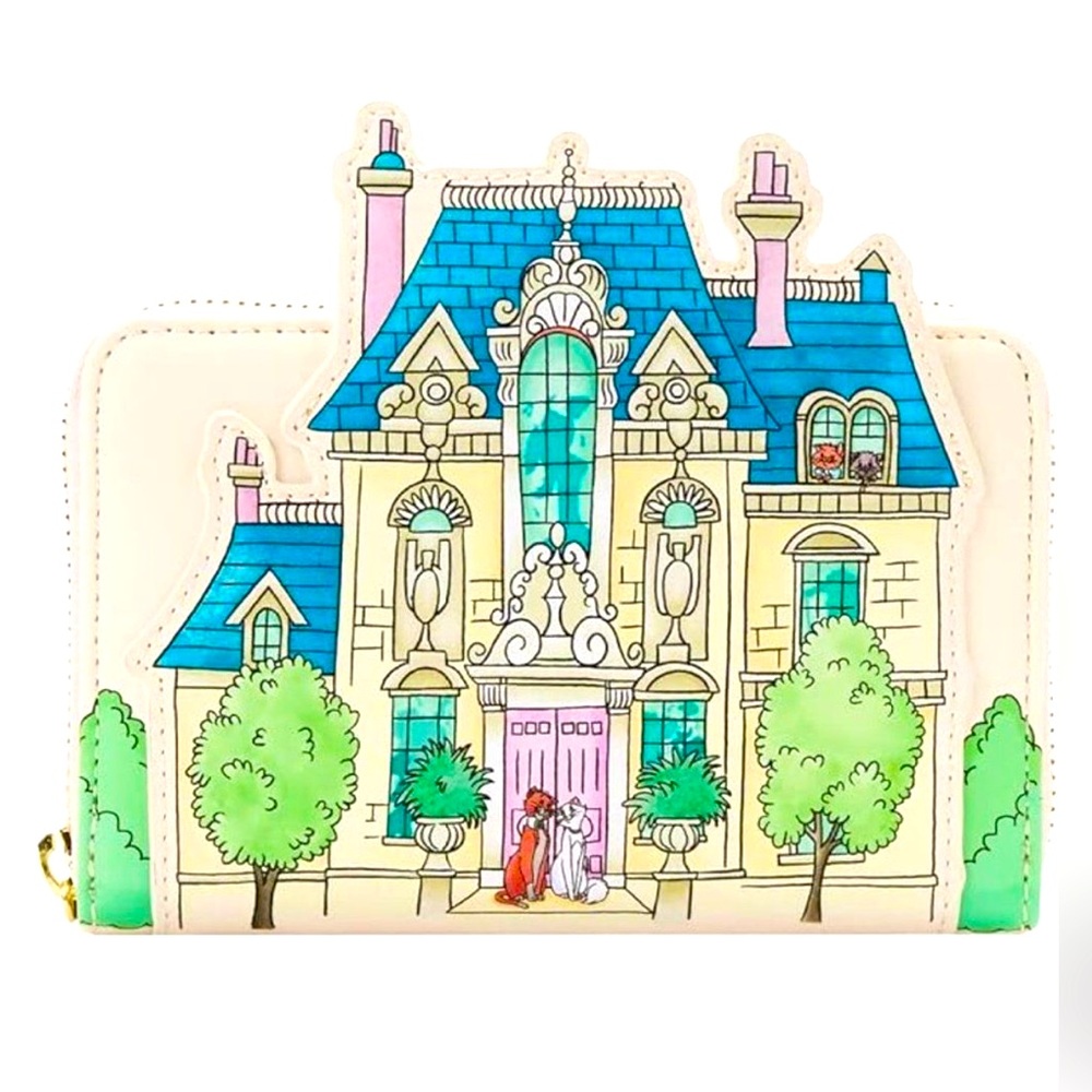 Loungefly Disney the Aristocats Marie House Zip Around Wallet 🆕